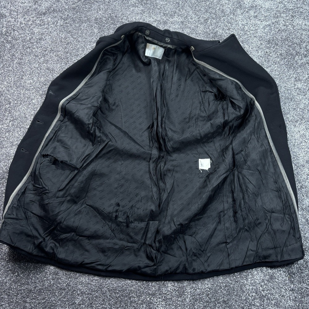 Missoni Black Wool Peacoat Overcoat Women's 40 Made In Italy Designer Jacket - Picture 7 of 16